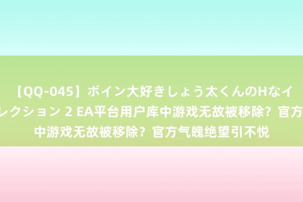 【QQ-045】ボイン大好きしょう太くんのHなイタズラ BESTセレクション 2 EA平台用户库中游戏无故被移除？官方气魄绝望引不悦