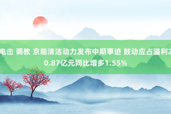 电击 调教 京能清洁动力发布中期事迹 鼓动应占溢利20.87亿元同比增多1.55%